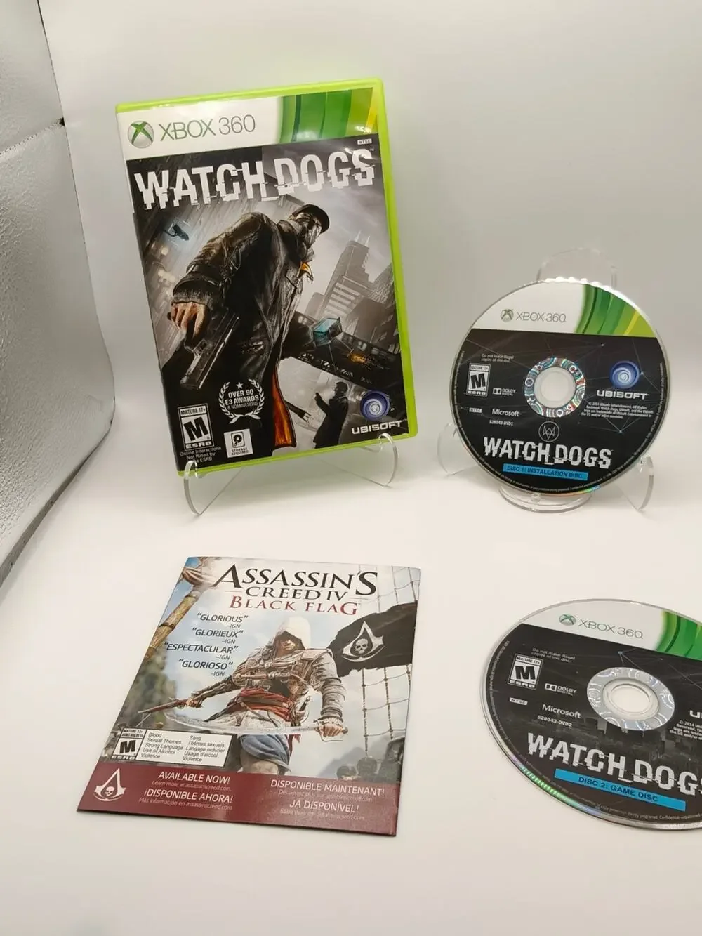 Watch Dogs Xbox 360 2-Disc Set Ubisoft Open World Hacking